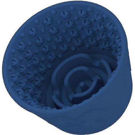 Leckmatte mit Anti-Fraß-Funktion für Hundenäpfe, lebensmittelechter Silikon-Leckerlispender, rutschfeste Anti-Erstickungs-Matte für langsames Fressen bei Welpen und kleinen bis großen Hunderassen (1/5)