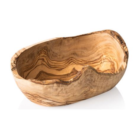 Bol 25 x 15 cm H 10 cm bois d'olivier PURE OLIVE - Was Germany (1/2)