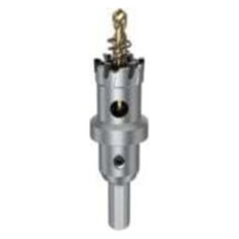 Scie cloche en métal de 22 mm, coupe-trou TCT avec forets pilotes, foret en carbure cémenté robuste pour fer, acier inoxydable, plastique, cuivre