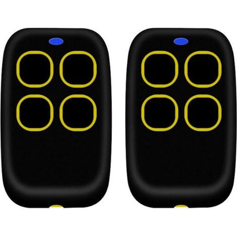 Stück universelle 4-in-1-Torfernbedienung, universelle Multifrequenz-Fernbedienung mit Rolling-Code von 250 bis 913 MHz. Programmierbare Torfernbedienung, aktualisierte Version mit Kompatibilitätslist (1/4)