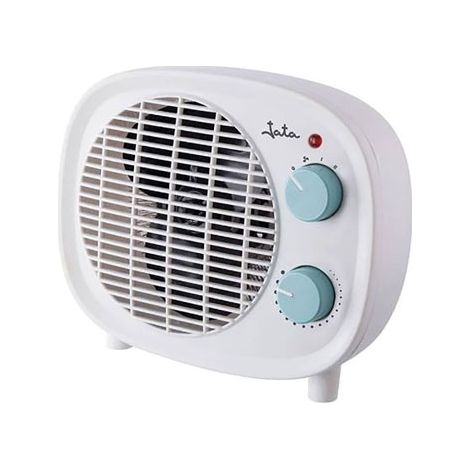 Calentador eléctrico de baño JATA TV52 con termostato ajustable, 2000 W, 2 niveles de calor y ventilador, calentamiento rápido,