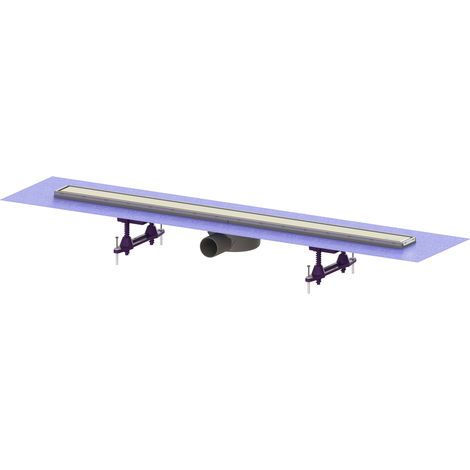 Canaletta doccia KESSEL Linearis Compact - L: 950 mm, DN 50, impermeabilizzazione, copertura in V2A, K 3, 45600.65M
