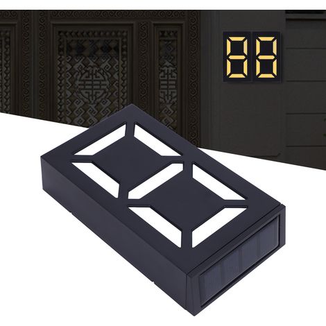 Lampe numérique LED solaire à sept couleurs changeantes, à monter soi-même (réf. 1234567890) (1/5)
