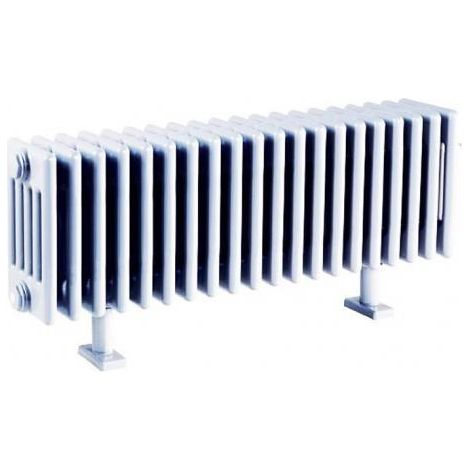 Acova – Radiateur eau chaude plinthe décoratif 993W – 5 colonnes – 22 éléments – Entraxe 194mm – Pression 10 bars – Anticorrosion haute résistance (1/7)