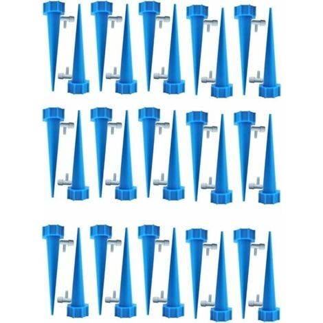 CHOYCLIT Tropfflasche, Tropfbewässerungsflasche, Automatischer Pflanzenbewässerer, Tropfbewässerung, mit Regelventilen, für Garten, Haus, Innen, Außen (30 Stück) (1/5)