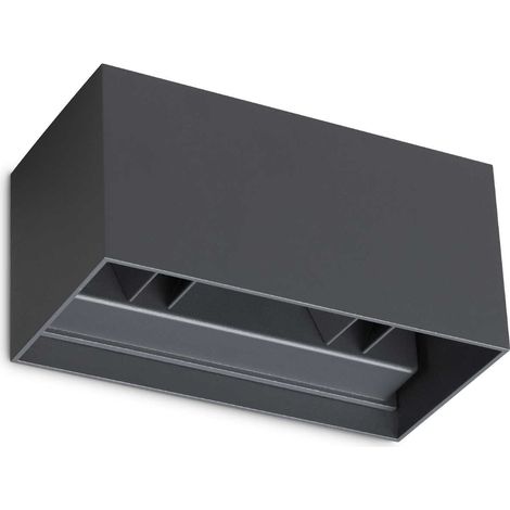 ATOM AP D20 3000K, Wandleuchte, Ideal Lux - Colore: Grigio Scuro