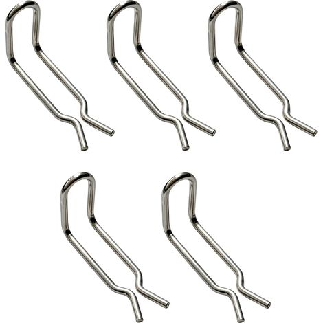 Pressure Washer Spring Clamp Set of 5 Compatible with K3 K4 K5 K6 K7 High Pressure Hose Fitting High Precision Leak Proof Stainless Steel (1/5)