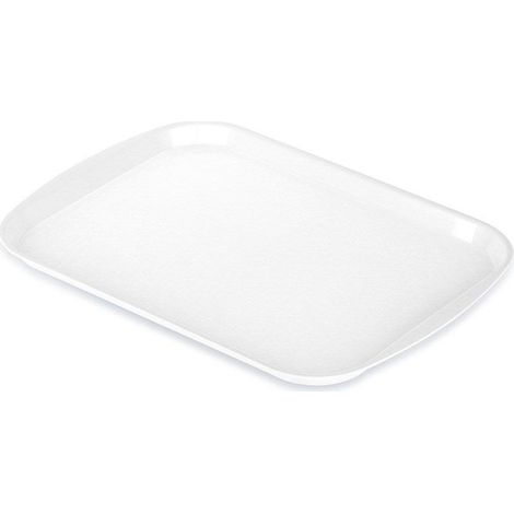 Plateau de service en plastique blanc 435x315 cm (1/5)