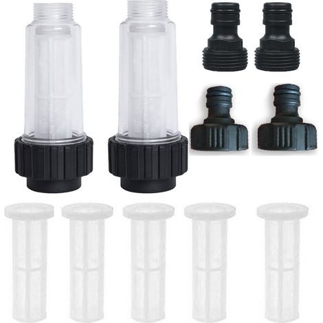 Kit de filtre d'entrée pour nettoyeur haute pression – Filtre à eau universel pour nettoyeur de voiture, filetage G3/4 (1/5)