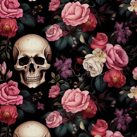 Tela decorativa para exteriores Oxford - Motivo de calavera I DX4594 (1/5)
