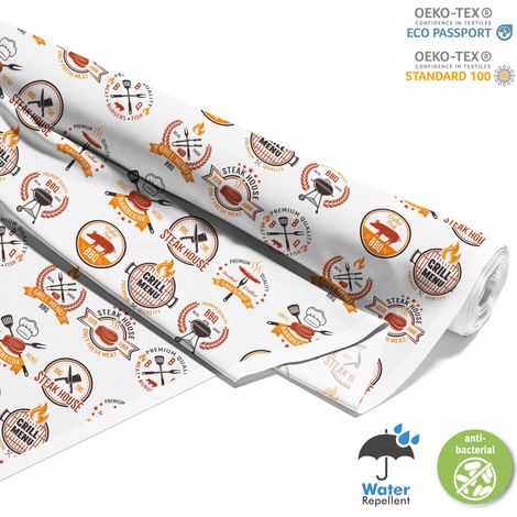 TESSUTI DECORATIVI PER ESTERNI OXFORD - BBQ - DX1777 (1/5)