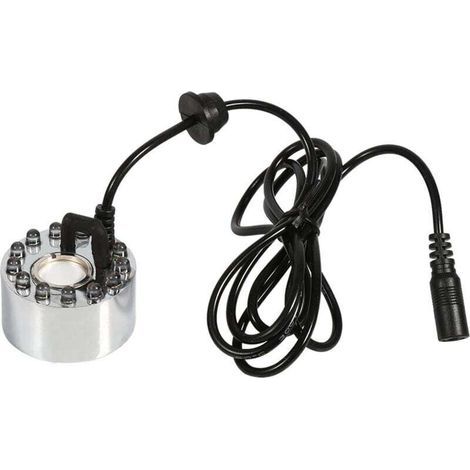 Ulisem Ultraschall-Luftbefeuchter für Springbrunnen und Teiche, 12 LEDs, 24 V, Farbnebel (Dreifarben-Vernebler), Ultraschall-Luftbefeuchter (1/5)