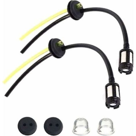 Kit de filtre à carburant universel tuyau d'étanchéité pour taille-haies débroussailleuse perches sécatrices (1/4)
