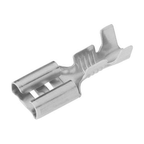 Vogt Verbindungstechnik  3832d.61 Presa piatta con ganci Larghezza spina: 6.3 mm Spessore spina: 0.8 mm 180 ° Non isolato