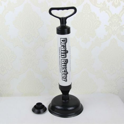 Potente sturalavandini con 2 ventose, ABS ad alta pressione per bagno, WC, vasca da bagno, doccia, lavandino (1/5)