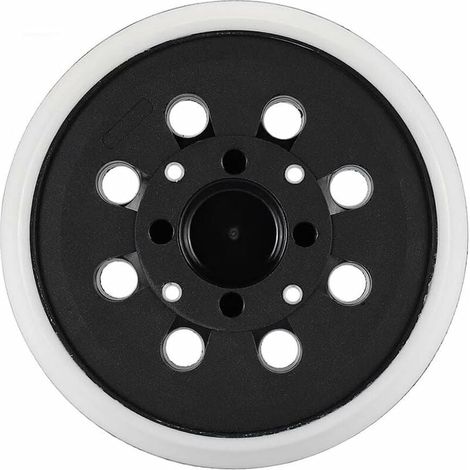 Platorello abrasivo con velcro da 125 mm compatibile con Bosch PEX 300 AE 400 AE 4000 AE - Platorello abrasivo RWSanding Pad and Pad (1/5)