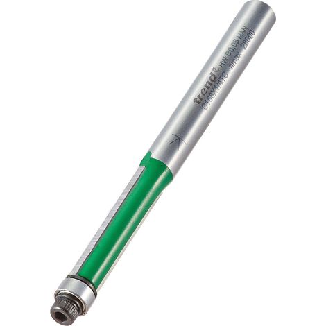 Trend C168X1/4TC Guided Veneer Cutter Bit – 1/4" Shank, 6.35mm Diameter, Self-Guided Trimmer for Precise Edge Trimming (1/5)