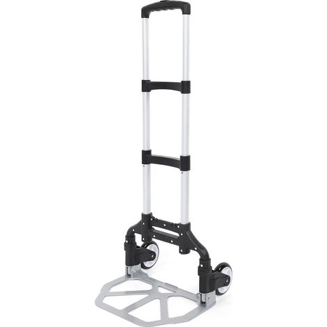Robuster, faltbarer, kompakter Aluminium-Handwagen für Gepäck, 80 kg Tragkraft (1/5)