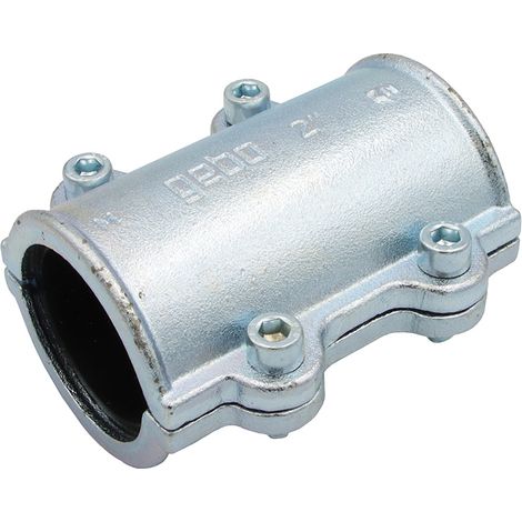 Gebo Temperguss-Dichtschelle Abdichtschelle Leckschelle 2 Ø Innen 60,3mm 01.252.28.06