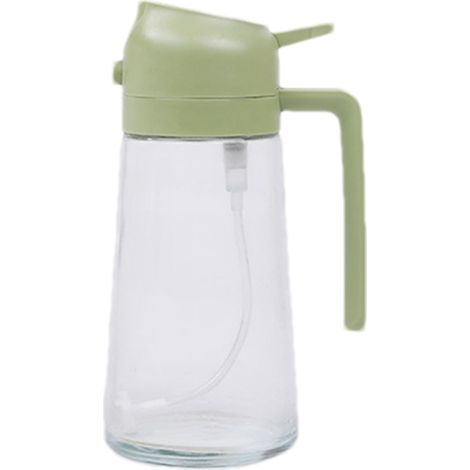 Flacon pulvérisateur d'huile de 470 ml, distributeur d'huile, flacon d'huile de cuisine, vaporisateur d'huile