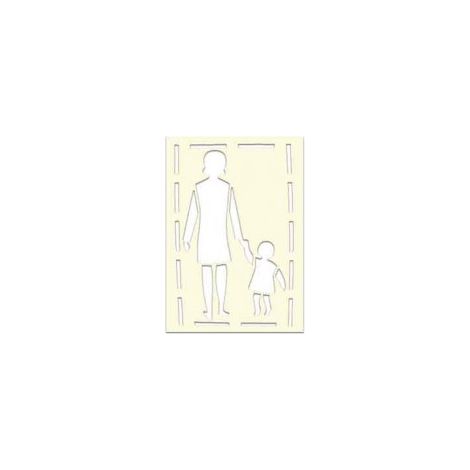 POCHOIR SOPPEC SORTIE D'ÉCOLE EN PVC 1MM D'ÉPAISSEUR RÉUTILISABLE -451728