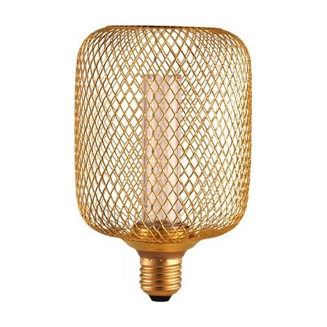 Filiyano-Ampoule décorative en cuivre, culot E27, hologramme, blanc chaud (1/4)
