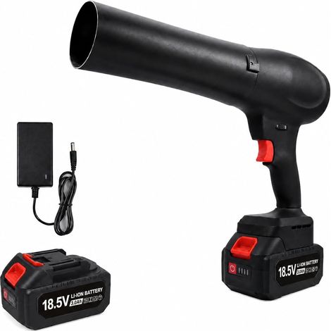 Souffleur de Turbo sans Fil avec 1 x 3000mAh Batterie, Souffleur de Feuilles sans Balais 130 000 TR/Min, Mini Ventilateur de Jet Électrique pour Feuilles, Neige, Poussière, avec Buse Prolongée (1/5)