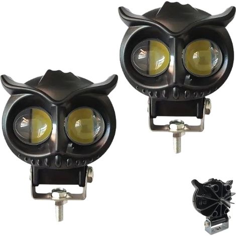 Phares Additionnels pour Moto - Projecteur LED Owl pour Motocyclette - (1/5)
