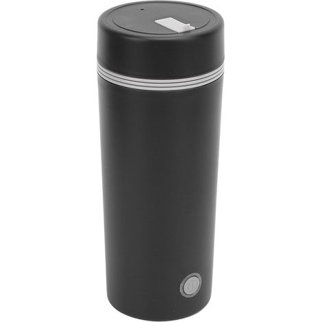 Tragbarer Wasserkocher in Mattschwarz (350 ml) mit Innenraum aus Edelstahl 304 und Ein-Knopf-Bedienung – Kompakter Reise-Wasserkocher für unterwegs (1/3)
