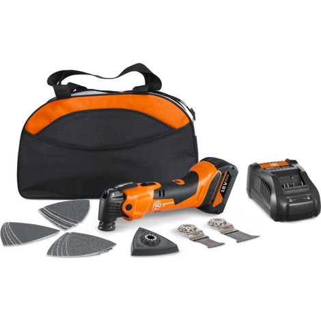 Fein Akku MULTIMASTER AMM 500 PLUS / 1x 4,0 Ah Akku + Ladegerät en bolsa de nylon - 71293870000