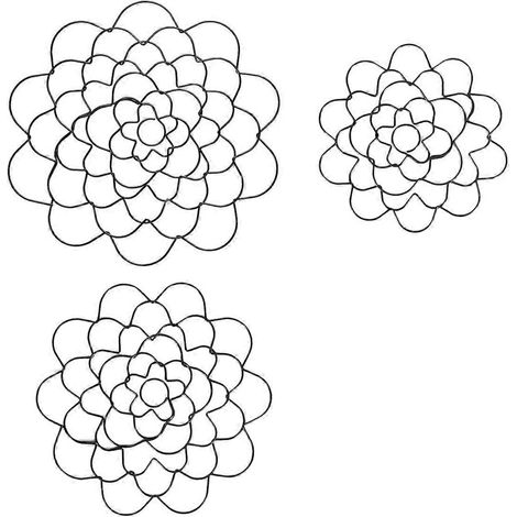 Lot de 3 supports à fleurs en fil de fer, outil de composition florale, arrangeur de couvercles à fleurs -- (1/5)