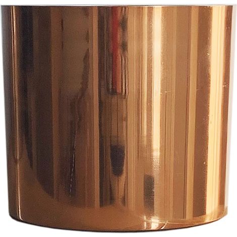 Leaf Metal Planter Plant Pot with Polished Copper Finish 20 x 18cm (1/5)