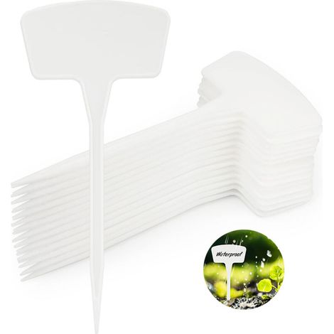 （White）30pcs 26.5cm Large Plastic Plant Label,Garden Tags Markers Plant Name,Plant Labels Waterproof Plant Tag Tall Outdoor