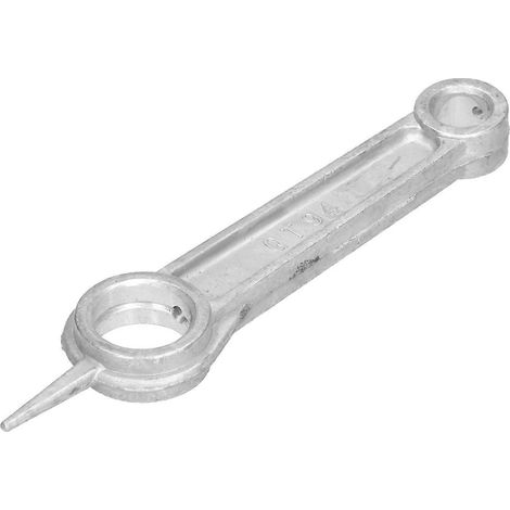 Pleuelstange Doppelbolzen Aluminiumoberfläche sandgestrahlt Teile für Luftpumpen mit geringer Massenträgheit