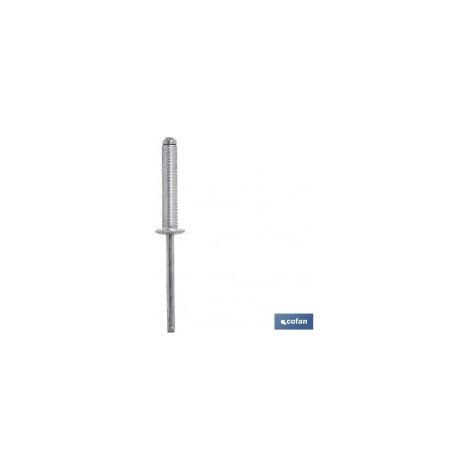 Pack mit 500 Aluminium-Rivets 4 x 16 mm