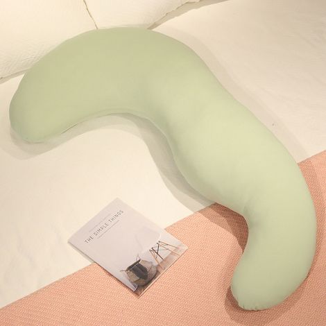 Coussin repose-pieds en tissu soyeux glacé, motif pivoine, coloris pastel doux, vert macaron.-AquaForge (1/5)