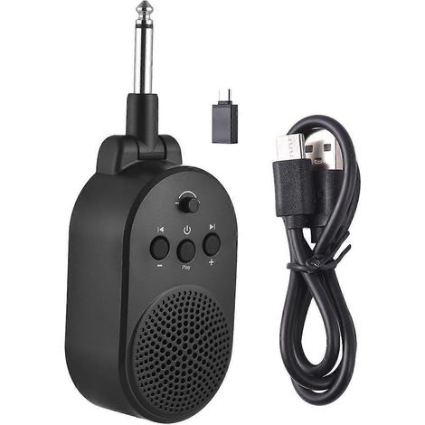 5-Watt-Gitarrenverstärker, tragbarer Bluetooth-Lautsprecher mit Steckeranschluss für alle E-Gitarren, Übungsverstärker, Typ-C-Ladeanschluss