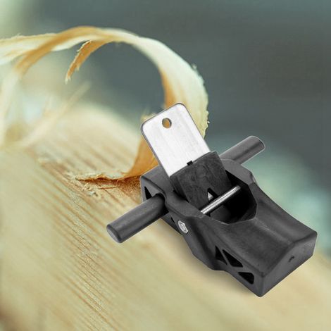 Mini-Hobel mit flacher Sohle, geeignet für Schreinerarbeiten wie Nutfräsen, Schneiden und Heimwerkerprojekte, 30-mm-Hobelmesser (1/5)