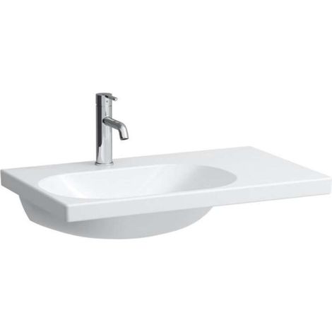LAUFEN LUA lavabo, 1 agujero para grifo, sin rebosadero, (1/3)