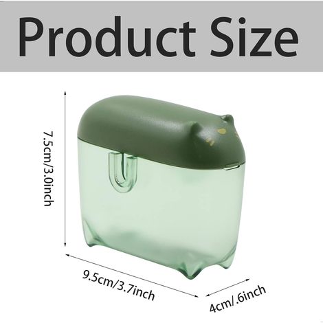 Cable Organiser Box - Mini Multifunction Data with Silicone Straps Pack of 2 (Green + Pink) (1/4)