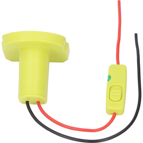 Adaptateur secteur avec fusible 30 A et câble d'alimentation CC 16 AWG pour mini-antenne parabolique compatible avec les batteries Li 18 V P102, P103, P104, P105, P106, P107, P108 et P109 (1/5)