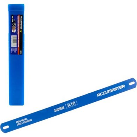 Lames de scie à métaux double carbone 300 mm/24 TPI - Lot de 12