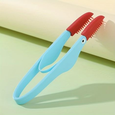 Brosse Pour Taches Lacrymales - Brosse Nettoyante Yeux Chat Chien Avec Pince À Épiler - Silicone Doux - 1 Pièce (1/5)