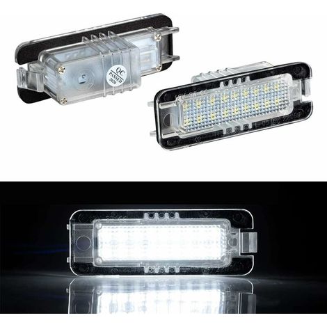 OZ-LAMPE Feux de plaque d'immatriculation LED pour VW Polo 9N 6R Passat 3C B6 CC GOLF4 GOLF5 GOLF6 GOLF7 Lupo Scirocco Phaeton NEW Beetle II EOS, Lampe de plaque d'immatriculation LED pour Porsche 718 (1/5)
