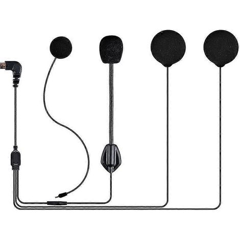 Écouteurs Fodsports avec microphone pour intercom de casque moto FX6, casque Bluetooth (1/3)