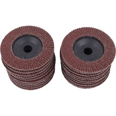 20PCS Sandpaper Flap Discs 80 Grit 100x16mm Flat Flap Discs Abrasive Grinding Wheel