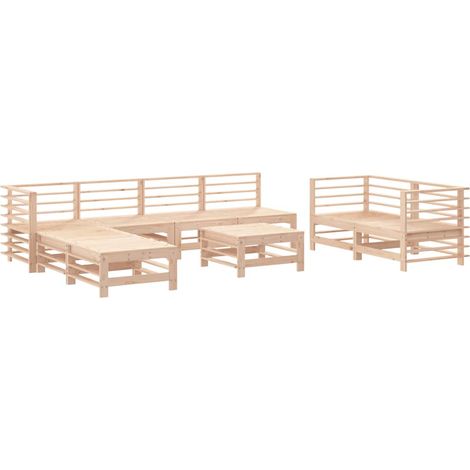 Maison Exclusive - Set de mesa y taburetes altos jardín 9 pzas ma (1/5)
