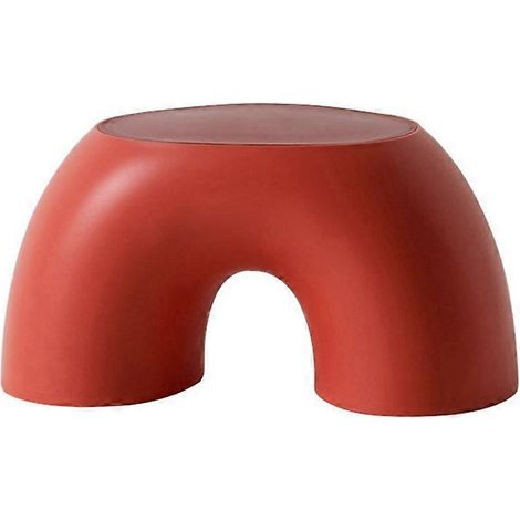 Tabouret arc-en-ciel, marchepied pour enfants, siège d'appoint pour salon, meuble d'intérieur, tabouret jouet rouge (1/4)
