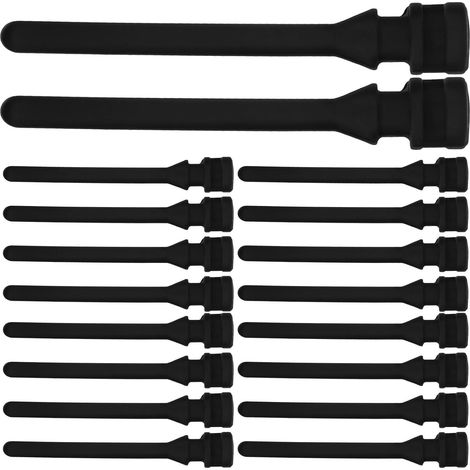 Vis de fixation du ventilateur de boîtier PC, vis de ventilateur, silicone noir, 100 pièces, boost airflow efficiency, réduction du bruit, pour PC de jeu et serveurs (1/5)