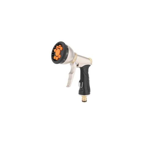 9 Formes Du Jet Métal Pistolet d'Arrosage en Spray, Parfait pour le jardin, arroser la pelouse, laver la voiture, nettoyer, laver les animaux (1/5)